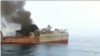 یک شناور نیروی دریایی ارتش ایران در آب‌های جنوب دچار آتش‌سوزی شد