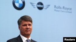 FILE - Harald Krueger, Chief Executive of German luxury carmaker BMW in Munich, southern Germany.