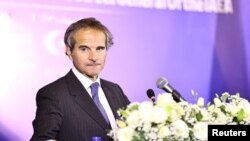 رافائل گروسی، مدیرکل آژانس بین‌المللی انرژی اتمی، در اصفهان. اردیبهشت ۱۴۰۳