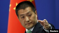 루캉 중국 외교부 대변인. (자료사진)