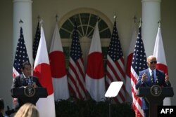 조 바이든 미국 대통령과 기시다 후미오 일본 총리가 10일 백악관에서 정상회담에 이어 공동기자회견을 했다.