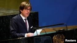 Nicolas de Riviere, ambasador i Francës në OKB. 24 shkurt, 2025