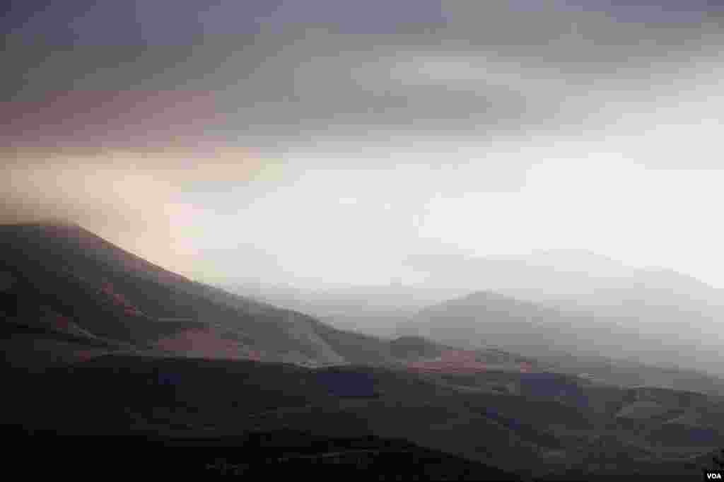 Shrouded in mists, Nagorno-Karabakh, or mountainous Karabakh, is a breakaway region of Azerbaijan, controlled for the last 20 years by ethnic Armenians. (U. Filimonova/VOA)