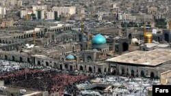نمایی از حرم امام رضا در مشهد