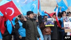 Turkiyada yashayotgan uyg'urlar namoyishi, 5-fevral, 2020