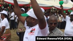 Pierre Nkurunziza, président sortant du Burundi en campagne