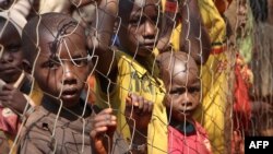 Bamwe mu bana bahungiye Nyarugusu 