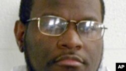 Kenneth Williams, reconnu coupable de meurtre, a reçu une injection létale dans l'Arkansas, Etats-Unis, 27 avril 2017.