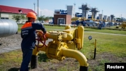 Fasilitas penyimpanan gas bawah tanah dekat Striy, Ukraina. (Foto: Dok)