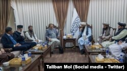 وزارت داخلۀ حکومت طالبان گفته است که این هیات پاکستانی با سراج‌الدین حقانی، سرپرست این وزارت دیدار کرده اند.