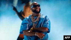 Le chanteur américano-nigérian Davido aux BET awards en 2023.
