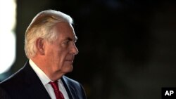 Le nouveau secrétaire d'Etat américain Rex Tillerson, 16 mars 2017.