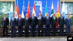 지난해 7월 타지키스탄 두샨베에서 상하이협력기구(SCO) 외교장관회의가 열렸다.