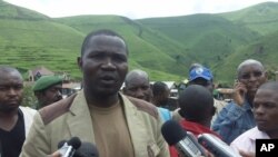 Julien Paluku, le gouverneur du Nord-Kivu, s'entretient avec la presse (archives)