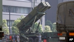 패트리엇(PAC-3) 지대공 요격미사일 발사 장비. (자료사진)