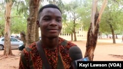 Vincent, étudiant togolais.