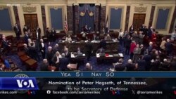 Senati miraton Pete Hegseth për postin e Sekretarit të Mbrojtjes
