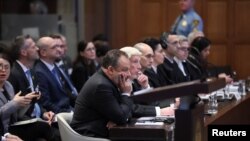 11일 네덜란드 헤이그 국제사법재판소(ICJ)에서 이스라엘의 가자지구 군사행동에 관한 심리가 진행되고 있다.