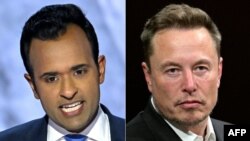 Devlet Verimliliği Dairesi'nin eş başkanlığını Tesla ve SpaceX'in kurucusu Elon Musk (sağda) ile Cumhuriyetçi Parti'nin zengin eski başkan aday adaylarından Vivek Ramaswamy (solda) yürütecek.