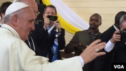 The Pope Speaks with Kenyans in Nairobi's Kangemi Slum
