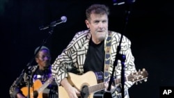 Johnny Clegg en concert à Johannesburg le 6 novembre 2010.