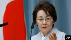 일본의 야마타니 에리코 신임 납치문제 담당상. (자료사진)