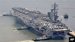 US Aircraft carrier USS Ronald Reagan (File)