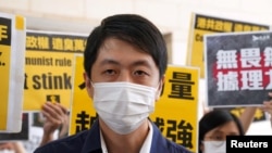 香港民主党前立法会议员许智峯（路透社资料图片）