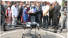 Aerial vaccine delivery by drone in India's Jammu region Nov. 27, 2021. (Photo courtesy Directorate of Health Services Kashmir)