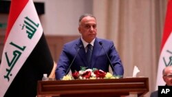 무스타파 알카드히미 이라크 총리.