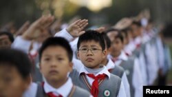 Shanxaylik pionerlar, 5-noyabr, 2012-yil. 