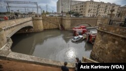 Heydər Əliyev prospektinin Bağırov körpüsü ərazisindəki tunel (22 oktyabr, 2024)