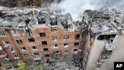 تصویری پس از حملات روسیه در اوکراین 