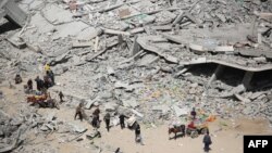 ალ-შიფას საავადმყოფოს ტერიტორია ღაზაში. 1 აპრილი, 2024 წ.