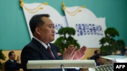 리선권 북한 외무상.