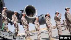 ទាហាន​តួកគី​បាន​មក​ដល់​មូលដ្ឋាន​យោធា​ក្នុង​ទីក្រុង​ដូហា ប្រទេស​កាតា​ កាលពី​ថ្ងៃទី​២៣ ខែ​មិថុនា។ តួក​គី​មាន​គម្រោង​បញ្ជូន​ទាហាន​ចំនួន​៥០០០​នាក់​ មក​កាន់​មូលដ្ឋាន​នេះ។