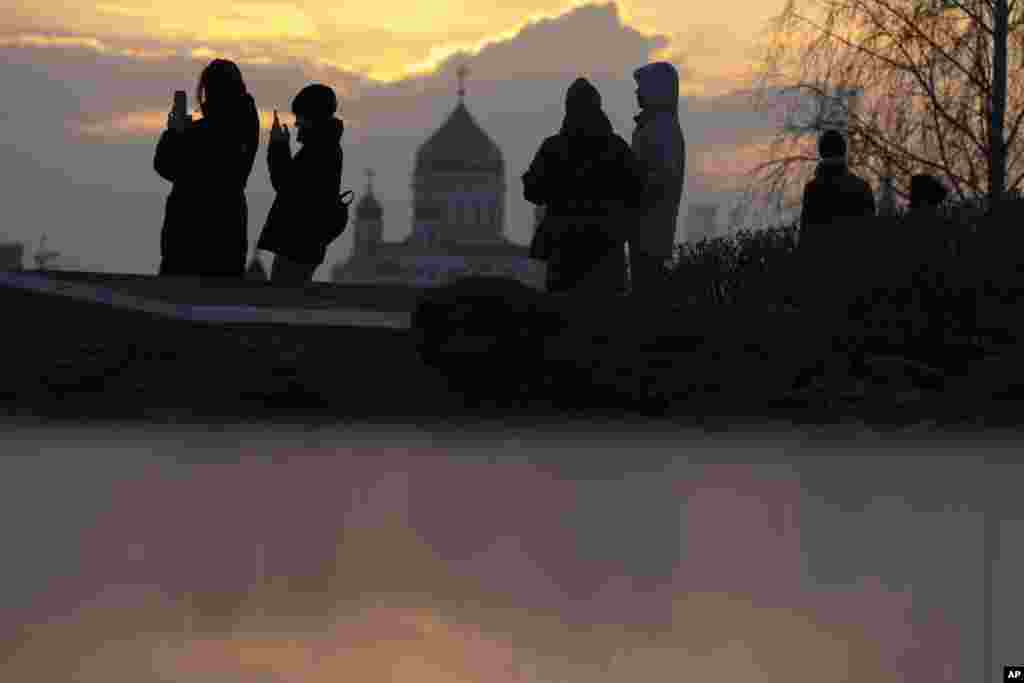 کلیسای مشهور سنت بسیل در شهر مسکو