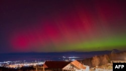 شفق قطبی در ارجنتاین