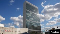 미국 뉴욕의 유엔 본부 건물