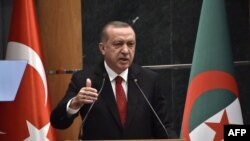 Recep Tayyip Erdogan, Alger, Algérie, le 27 fevrier 2018