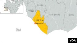 Liberia map