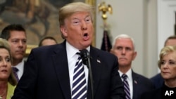 Le président Donald Trump à la Maison Blanche, le 24 mai 2018.