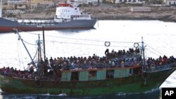 Des migrants tentant d'atteindre l'Europe