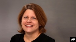FILE - Sally Buzbee, then-senior vice president and executive editor of The Associated Press, poses for a photo, Dec. 13, 2018, in New York. The Washington Post said Sunday, June 2, 2024, that Buzbee, its executive editor, has stepped down after three years.