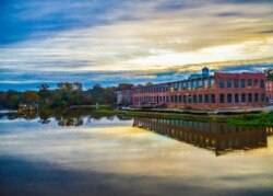 Old cotton mill at Rocky Mount Mills in Rocky Mount, North Carolina. (Photo by Carl Lewis)