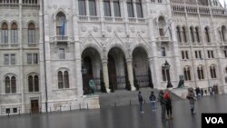 布达佩斯的匈牙利议会大厦。