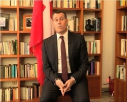 Pietro Lazzeri, Switzerland's ambassador to Cameroon, July 19, 2019. (Moki Kindzeka, VOA)