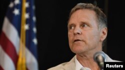 북한에 억류됐다 혼수상태로 풀려난 뒤 숨진 미국 대학생 오토 웜비어 씨의 아버지 프레드 웜비어 씨.