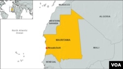 Map of Mauritania