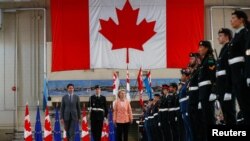 Gjatë vizitës në Kanada të zonjës Von der Leyen (7 mars 2023)